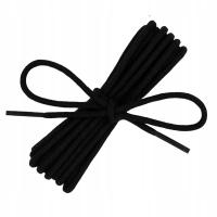 Sznurówki cienkie 2 mm okrągłe sznurowadła kolor czarny