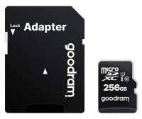 Карта памяти microSD GOODRAM 256GB UHS и адаптер