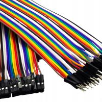 Провода кабели 40 шт 20 см перемычки мужчин и женщин Arduino Raspberry GPIO