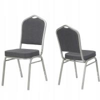 Krzesło bankietowe konferencyjne tapicerowane sztaplowane Luxus 20x20x1,0cm