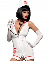 Obsessive Emergency Dress стетоскоп костюм медсестры S / M