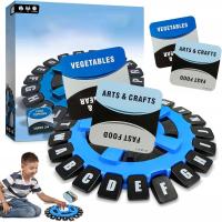 THINK WORDS GAME WITH LETTERS, STRATEGIC PARTY BOARD GAMES FOR FAMILY