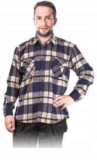 Koszula Flanelowa Ochronna Robocza zapinana gruba