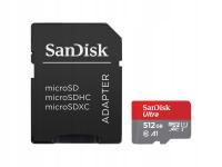 Карта памяти microSDXC SanDisk Ultra 512GB 150MB / s UHS-и A1 U1 C10 адаптер