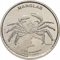 KOSTARYKA 50 Colonów 2023 / 2025 UNC Krab morski