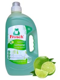 Жидкость, лосьон для мытья посуды Frosch лаймовый 5л немецкий