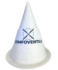 Filtr stożkowy do anemostatu 100 mm z uszczelką mocny nierwący