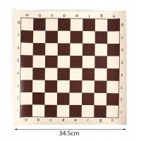 Czerwony styl Winylowa szachownica turniejowa do g