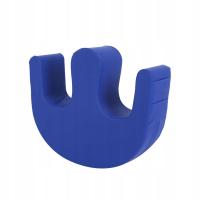 Urządzenie do obracania osób starszych w kształcie litery U. Poduszka do prania, niebieska