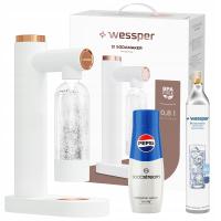 Saturator Wessper S1 SodaMaker butelka cylinder + Syrop SodaStream Pepsi