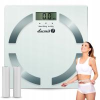Весы для ванной комнаты электронные аналитические 180 кг ИМТ измерение жира воды