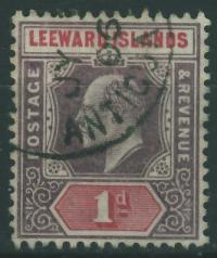 Leeward Islands 1 d. - Eduard VII