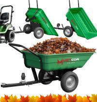 ПРИЦЕП ТАЧКА ПОЛИМЕРНАЯ САДОВАЯ КОСИЛКА ТРАКТОР 500Л САМОСВАЛ ТЕЛЕЖКА