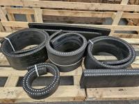 Резиновый Плуг отвал 248 см x 20 см x 3 см армированный веревкой вертикально