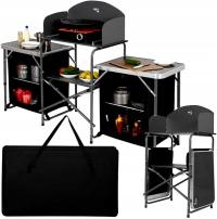 Складной кухонный шкаф для путешествий с крышкой Nils CAMP для кемпинга