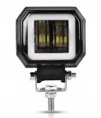 HALOGEN LAMPA REFLEKTOR QUAD MOTOCYKL DZIENNE LED RING MOTOR 20W