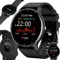 SMARTWATCH ZEGAREK DAMSKI MĘSKI GUMOWY PASEK SPORT BLUETOOTH ROZMOWY