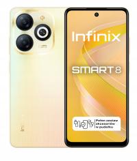 Смартфон Infinix SMART 8 3 ГБ / 64 ГБ 4G (LTE) злотый
