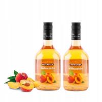 Персиковый ликер 2 бутылки-безалкогольный