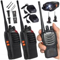 KRÓTKOFALÓWKA BAOFENG 888S 2x BAOFENG BF-888SHT WALKIE-TALKIE PMR DUŻY ZASIĘG