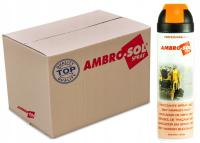 AMBRO SOL Multi Spray 500ml Farba z dyszą 360° Marker kolor orange 10 sztuk