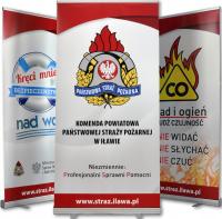 ROLL-UP Rollup 80x200cm, REKLAMA - TARGI - BLOCKOUT, WYSOKA JAKOŚĆ WYDRUKU