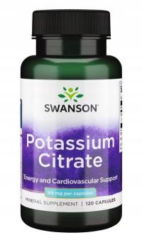 SWANSON POTAS CYTRYNIAN POTASU 99 mg 120kaps SERCE