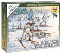 Zvezda 6199- Soviet Ski Troops 1:72