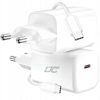 Зарядное устройство адаптер питания USB C LTC 30W GaN 5V 3A кабель шнур 1м (5511)