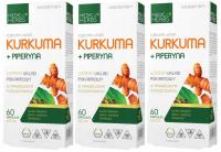 Medica Herbs Kurkuma + piperyna 600mg Odporność Trawienie Wsparcie wątroby