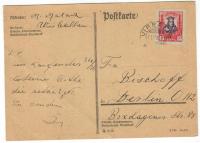 Litwa 1930 Kartka Znaczek 297 Niemcy Wielki Książę Witold Wierzbołów