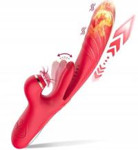 Wibrator-Dildo 5 w 1 z 3 silniczkami