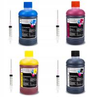 4x 250 ml BK C Y M do Canon PG540 PG560 PG545 PG585 zestaw klip regeneracja