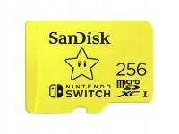 Karta pamięci SanDisk Nintendo microSDXC 256 GB 100 / 90 MB/s V30 U3