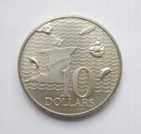 TRINIDAD TOBAGO 10 $ 1974 FM MATTE BARDZO RZADKA OD 1 ZŁ
