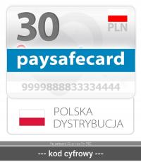 Paysafecard 30 рублей Pin-Кода PSC