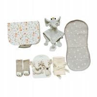 Zestaw ściereczek łagodzących dla noworodków Przenośna uroczystość Prezent Wnętrze Niemowlę Grzechotka