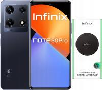 Smartfon Infinix Note 30 Pro 8/256GB czarny Ładowarka indukcyjna szkło etui