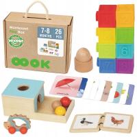 WOOPIE GREEN Box Pudełko XXL Montessori Edukacyjne 6w1 Sensoryczne 7-8 Mies