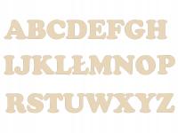 Litery drewno Imię 3D napis Słowo alfabet Ślub 5cm