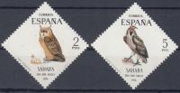 SAHARA ESPANOL - 1974 - Mi 348-349 - PTAKI xx