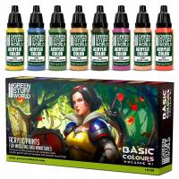 GSW 10120 Acrylic STARTER KIT - Basic Colors vol.1 [PAINT SET]