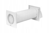 Rekuperator wewnątrz ścienny E-EXTRA EER100WP biały 20/24 m³/h na sznurek