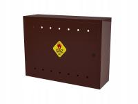 SZAFKA GAZOWA SKRZYNKA 80x60x25 BRĄZ