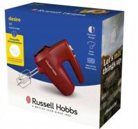 MOCNY CZERWONY MIKSER MIXER RĘCZNY RUSSELL HOBBS 27150-56 Desire 2 KOŃCÓWKI