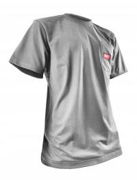 T-SHIRT Z KIESZONKĄ Z KRÓTKIM RĘKAWEM MĘSKA JASNOSZARA MILWAUKEE