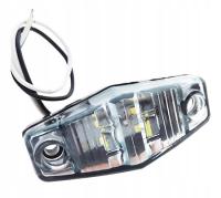 Lampa obrysowa LED 12-24V biała TIR BUS