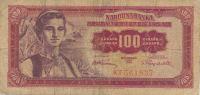 [MB10403] Jugosławia 100 dinarów 1955