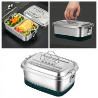 304 LUNCHBOX ZE STALI NIERDZEWNEJ, BENTO BOX, LUNCHBOX, POJEMNIK NA ŻYWNOŚĆ 1200ML