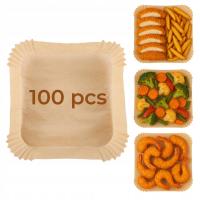 Papierowy wkład 23cm tacka do frytkownicy beztłuszczowej Air Fryer 100szt